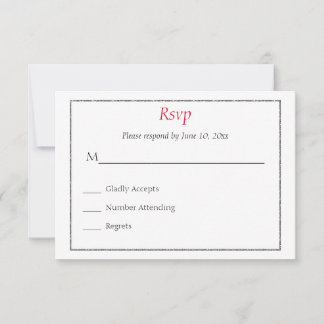 Homoseksuele smoking trouwuitnodiging antwoordkaar RSVP kaartje