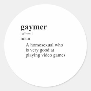 HOMOSEKSUELE SPELER RONDE STICKER