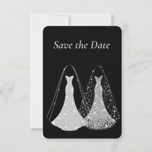 Homoseksuele trouwerij Save The Date kaart
