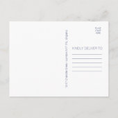 Homoseksuele typografie Save the Date Briefkaart (Achterkant)