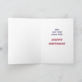 Homoseksuele verjaardag alternatief vers kaart (Binnen)