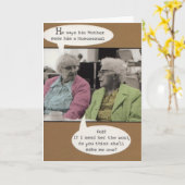 HOMOSEKSUELE VERJAARDAG KAART (Gele Bloem)