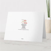 Homoseksuele verjaardag: overgave aan wensen kaart (Achterkant)