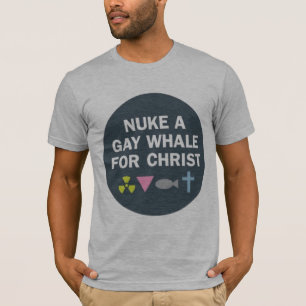 homoseksuele walvis t-shirt