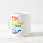 Homoseksuelen van de week koffiemok (Voorkant links)