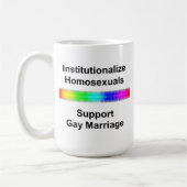 Homosexuals institutionaliseren... ondersteuning v koffiemok (Links)