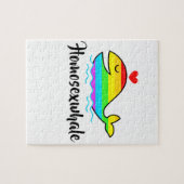 Homosexuwhale | LGBTQ+ Pride Legpuzzel (Horizontaal)