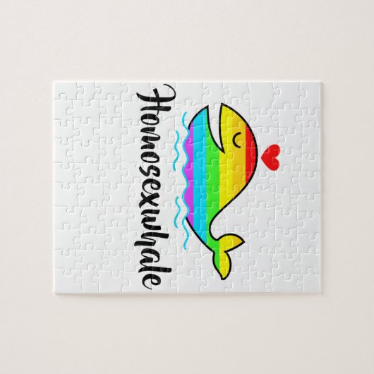 Homosexuwhale | LGBTQ+ Pride  Legpuzzel (Horizontaal)