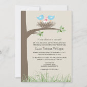 Homostel adoptie aankondiging Baby Bird's Nest (Voorkant)