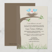 Homostel adoptie aankondiging Baby Bird's Nest (Voorkant / Achterkant)