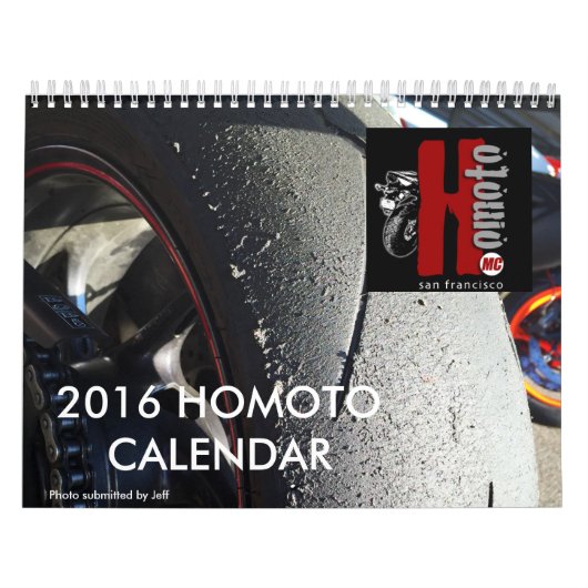 Homoto 2016 Agenda Kalender (Hoes)