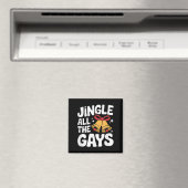 Homoual Christmas Pun Funny Gay Lgbt Xmas  Magneet (Insitu (Vaatwasser))