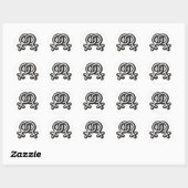 HomoWomen Ronde Sticker (Vel)