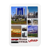 Homs - Syrië - Mozaïek - Magnet Magneet (Verticaal)