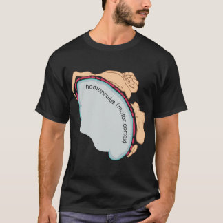 Homunculus (motorische cortex) t-shirt