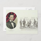 Hon. Abraham Lincoln Briefkaart (Voorkant / Achterkant)