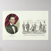 Hon. Abraham Lincoln Poster (Voorkant)