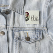 Hon. Abraham Lincoln Vierkante Button 5,1 Cm (In situ)