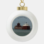 Hon James L. Oberstar ball of snowflake ornament (Voorkant)