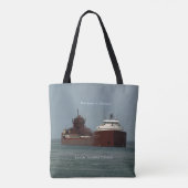 Hon James L. Oberstar over de canvas tas (Achterkant)