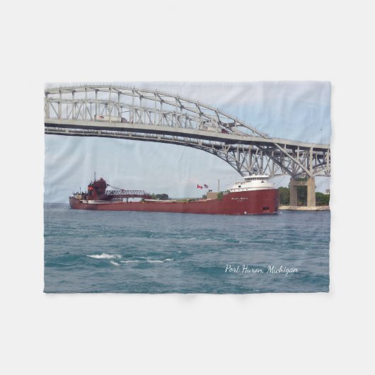 Hon James L. Oberstar PH fleece blanket Deken (Voorkant (Horizontaal))
