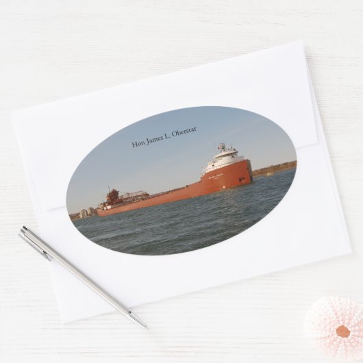 Hon James L. Oberstar sticker (Envelop)