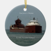 Hon James L. Oberstar-versiering Keramisch Ornament (Voorkant)