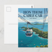 Hòn Thơm Kabelbaan Vietnam Briefkaart (Voorkant / Achterkant)