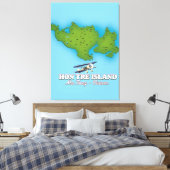 hon tre eiland Vietnam Canvas Afdruk (Insitu (Slaapkamer))