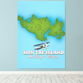 hon tre eiland Vietnam Canvas Afdruk (Insitu (Houten vloer))