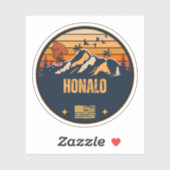 Honalo, Hawaï Sticker (Vel)