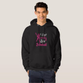 Honbal Ik vind honbal teamsoftbal echt leuk Hoodie (Voorkant volledig)