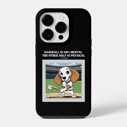 Honbal Is 90% Mentale Sport iPhone Hoesje (Achterkant)