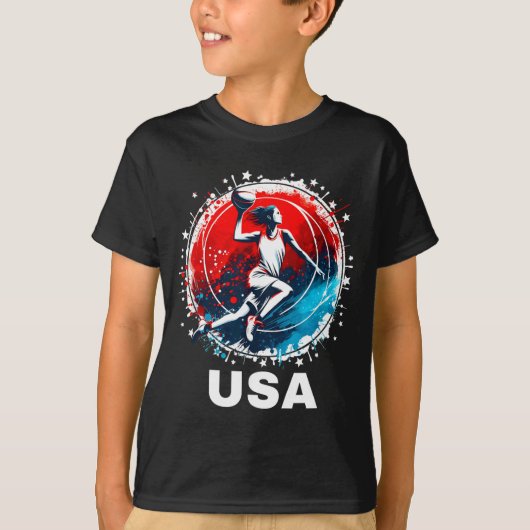 Honbasebal Usa Ga Team T-shirt (Voorkant)