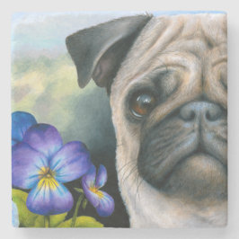 hond 133 stenen onderzetter