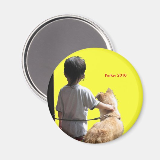 Hond 2010 magneet (Voorkant / Achterkant)