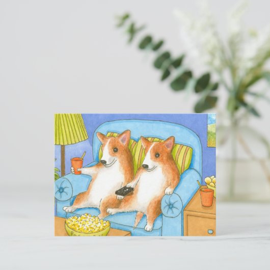 hond 51 Briefkaart (Staand voorkant)