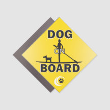 Hond aan boord (SUP) magneet