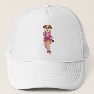 Hond aan de gang trucker pet