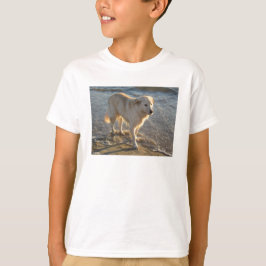 Hond aan de kust t-shirt