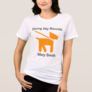 Hond aan de lijn Tri-Blend shirt