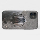 Hond aan het oor Case-Mate iPhone case (Achterkant (horizontaal))