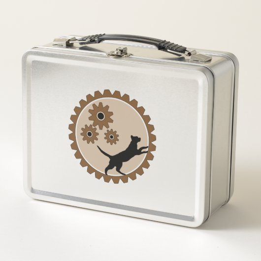 Hond aangedreven kooi met wielen (Voorkant)