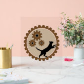 Hond aangedreven kooi met wielen acryl bord (Huwelijk)