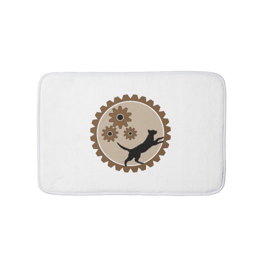 Hond aangedreven kooi met wielen badmat (Voorkant)