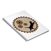 Hond aangedreven kooi met wielen notitieboek (Rechterzijde)