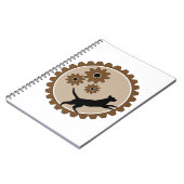 Hond aangedreven kooi met wielen notitieboek (Linkerzijde)