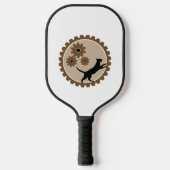 Hond aangedreven kooi met wielen pickleball paddle (Voorkant)