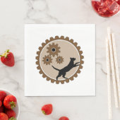 Hond aangedreven kooi met wielen servet (Insitu)