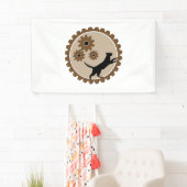 Hond aangedreven kooi met wielen spandoek (Insitu)